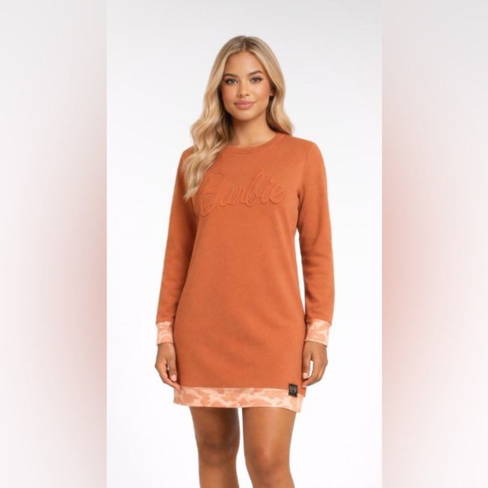 BNWT Barbie Limited Edition Long Sleeve Sweatshirt Dress